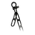 Cm STAC Chain, 80 Grade, 12 In, 8 Ft Length, 12000 Lb, Special Theatrical Alloy Steel, Black 695580